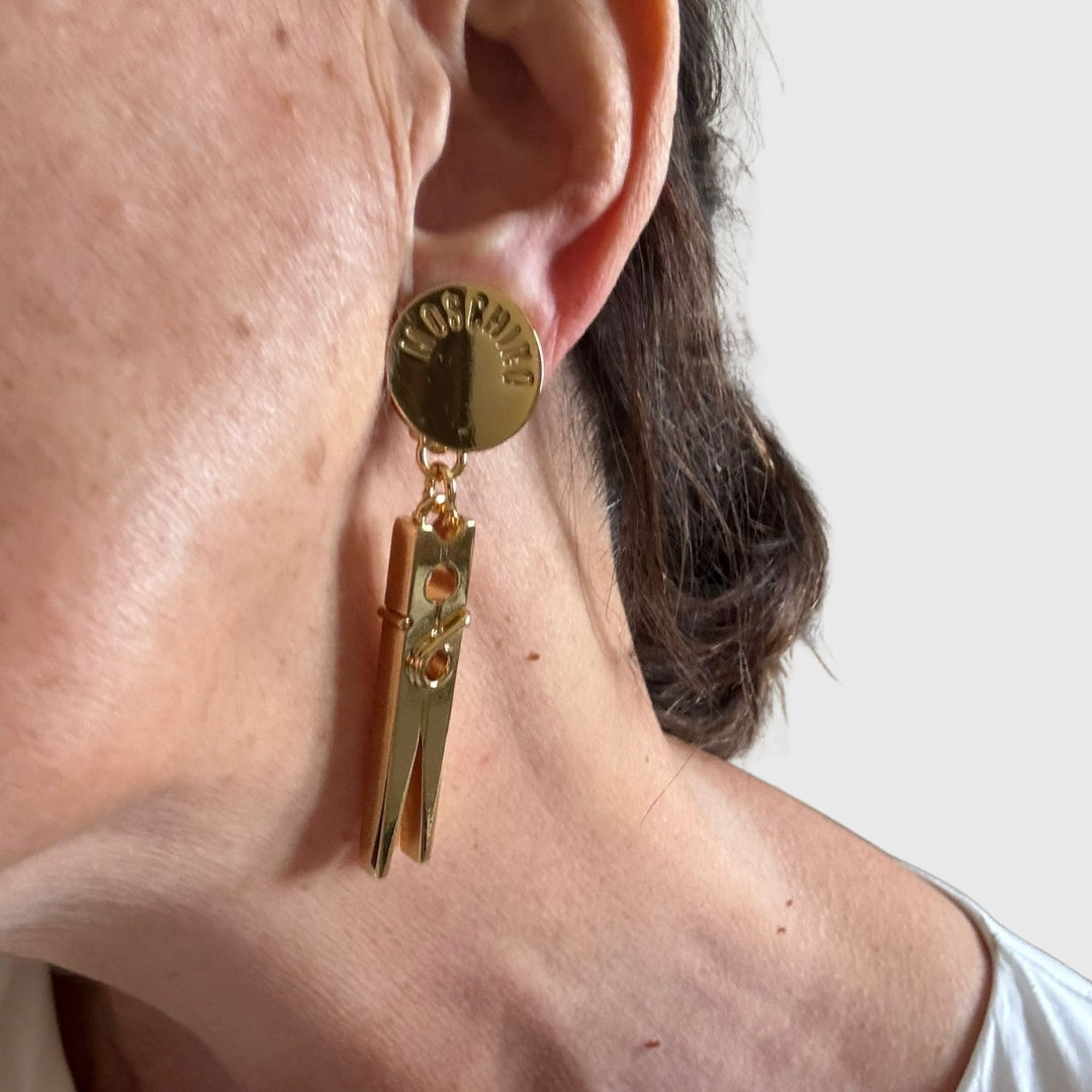 Orecchini Vintage Moschino a Clip