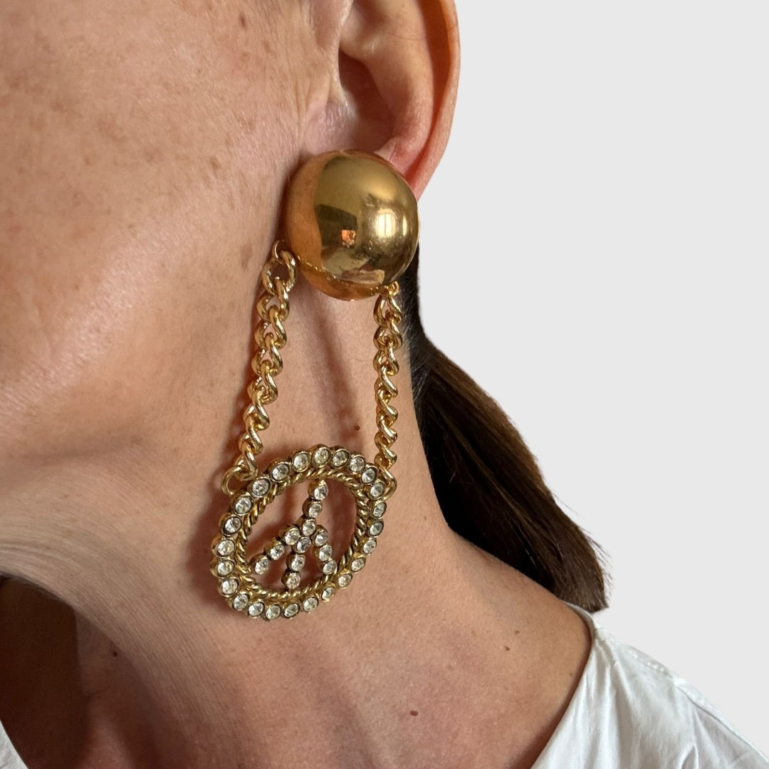 Orecchini Vintage Moschino a Clip
