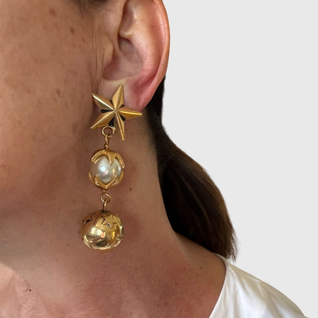 Orecchini Vintage Moschino a Clip