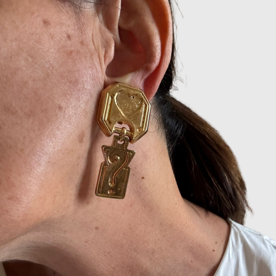 Orecchini Vintage Moschino a Clip