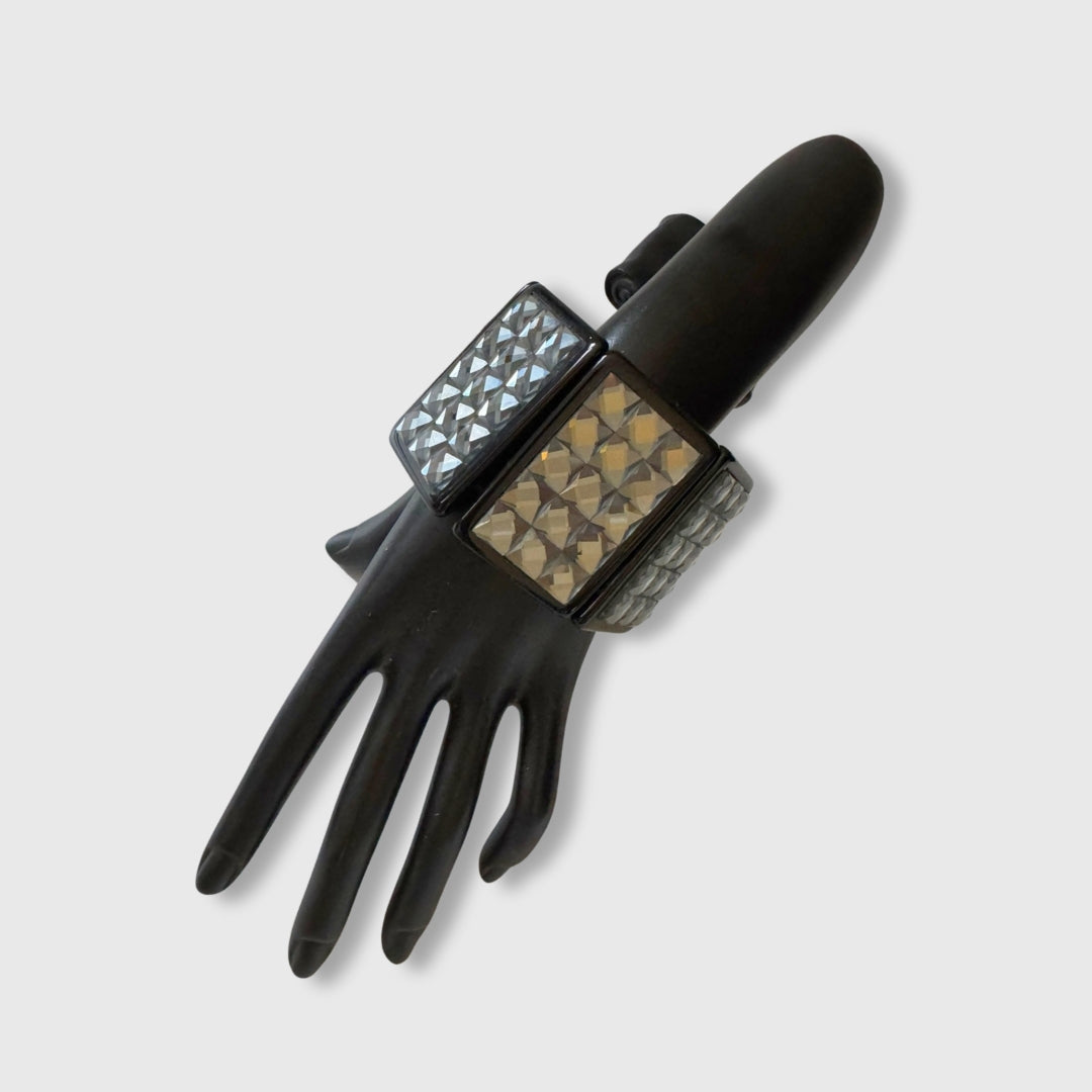 Bracciale Elastico Emporio Armani Con Strass