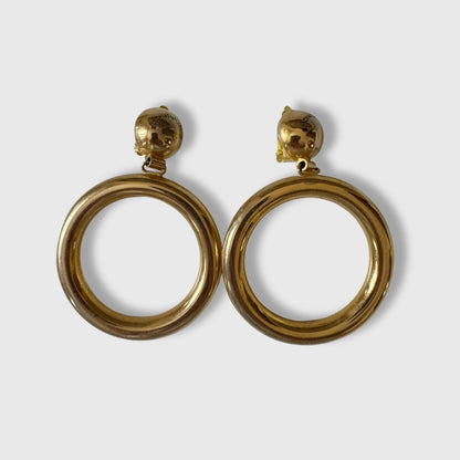 Orecchini vintage Moschino a clip