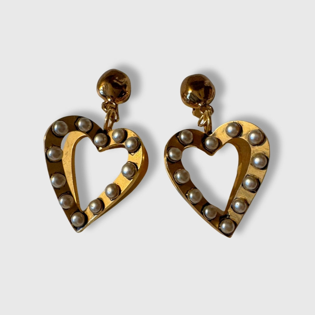 Orecchini vintage Moschino a clip