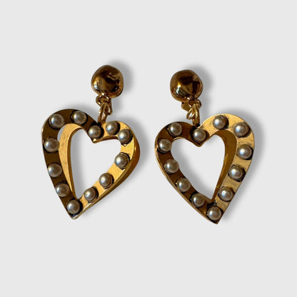 Orecchini vintage Moschino a clip