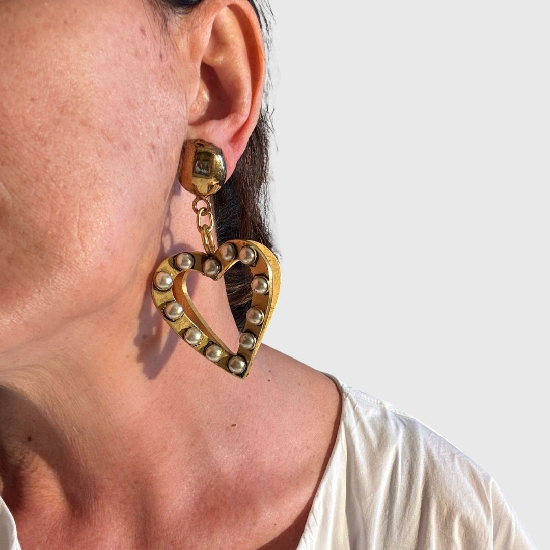 Orecchini Vintage Moschino a Clip