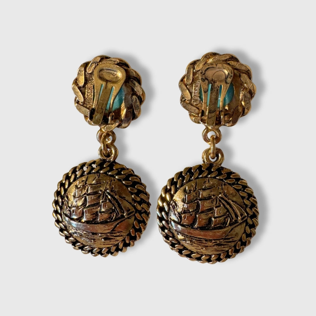 Orecchini Vintage Moschino a Clip
