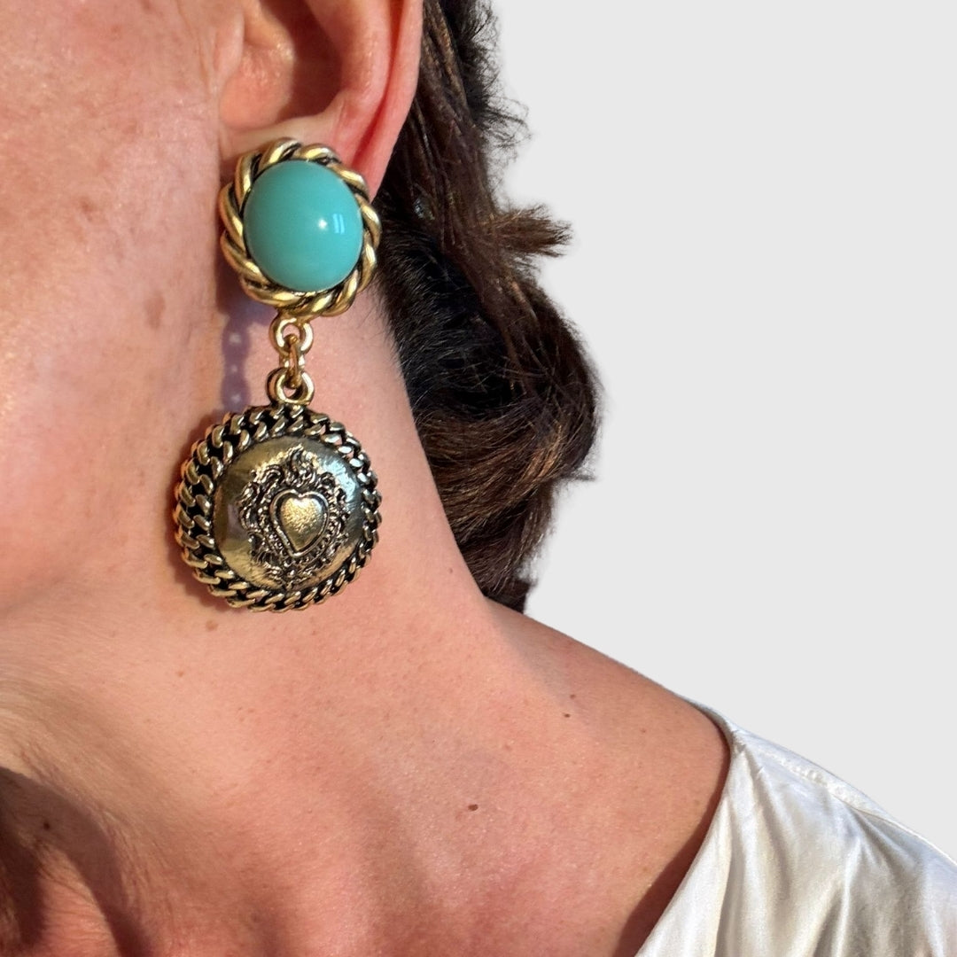 Orecchini Vintage Moschino a Clip