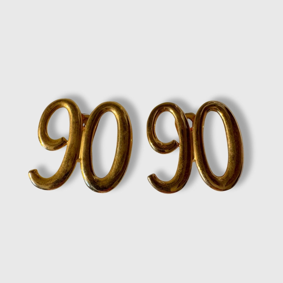 Orecchini vintage Moschino a clip