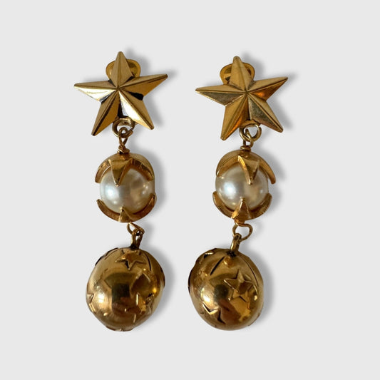 Orecchini vintage Moschino a clip