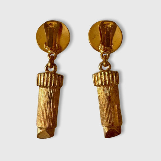 Orecchini vintage Moschino a clip