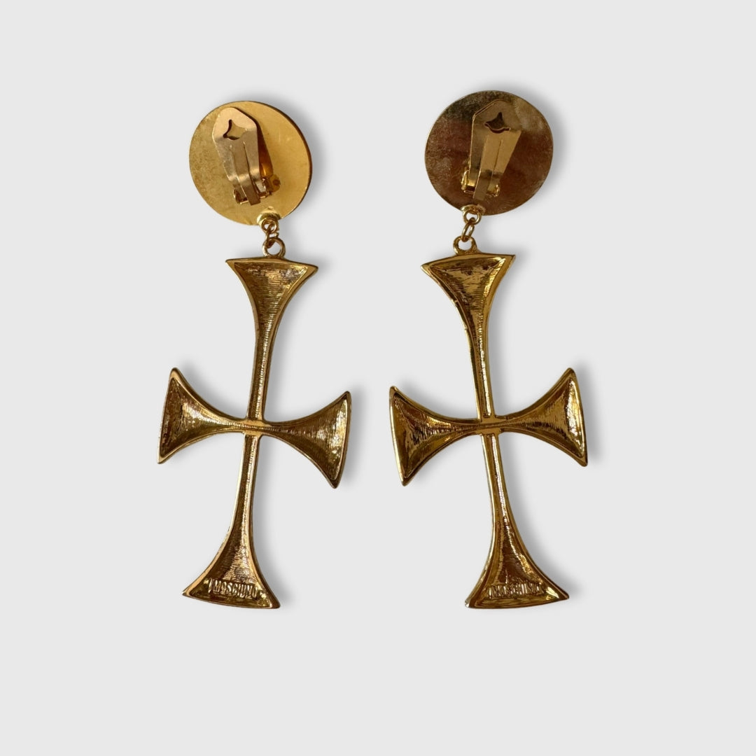 Orecchini Vintage Moschino a Clip