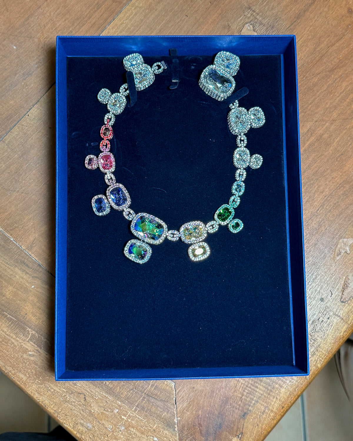 Collana Swarovski  Multicolore